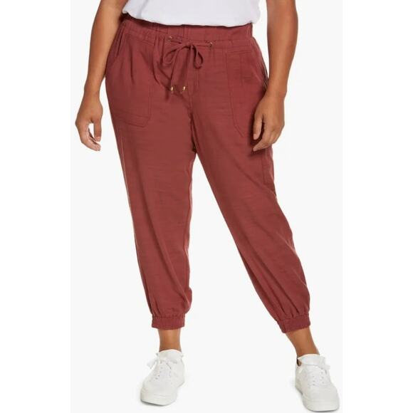 Wit & Wisdom New Women's Textured High Waist Jogger Pants Plus Size 2X Casual - Picture 1 of 12